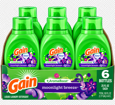 GAIN Liquid Detergent +AromaBoost MOONLIGHT BREEZE 25 OZ